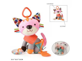 Брязкальце м'яке L1541 (120шт/2) котик, тактильна, пакет 25*30*9 см