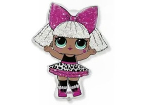 Фольгована куля "Лялечка Діва", 85×64 см (Flexmetal)