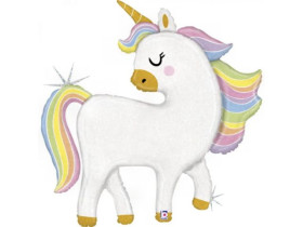 Фольгована куля "Єдиноріг-веселка" (Grabo)