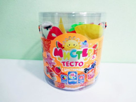 Пласт."Mістер тісто" 18кол.з блискіт.71102 тубус