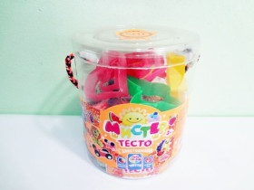 Пласт."Mістер тісто" 22кол.з блискіт.71103 тубус