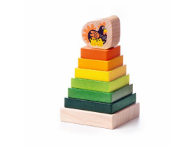 Дерев'яна іграшка Пірамідка LD-15 15276