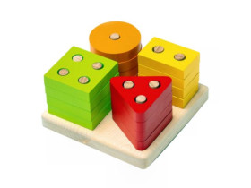 Дерев'яна іграшка Геометричний сортер LSG-3 15344