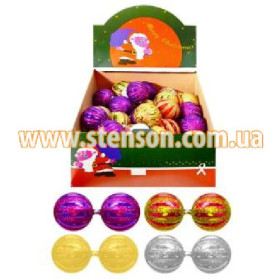8028 ЕЛОЧНЫЕ ШАРИКИ 8cm 2шт/св 24св/кор (4уп)