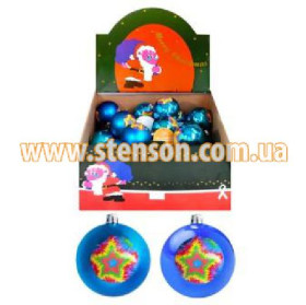 Іграшки ялинкові 8052, 8cm 2шт/св 40св/кор (3кор)