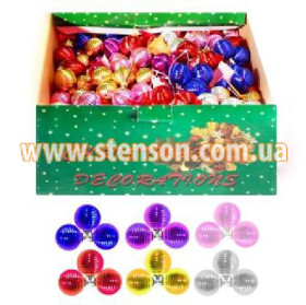 Шари ялинкові 8103, 4cm 3шт/св 96св/кор (4уп)