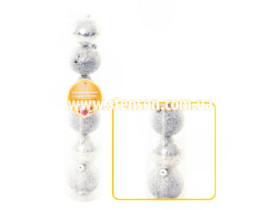 Шари ялинкові 6cm 6шт KH-021 (72уп)