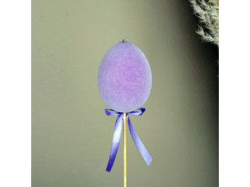 Топпер 5278-2 яйце бузкове флок