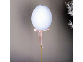 Топпер 5278-1 яйце біле флок