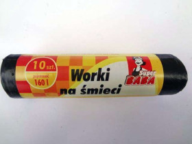 Пакети для сміття, 160 л, "Супер баба" (10/20)