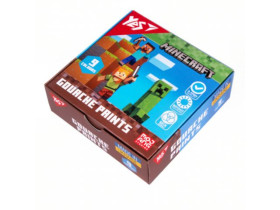 Фарби гуашеві Yes Minecraft 9 кол. 20 мл 230406