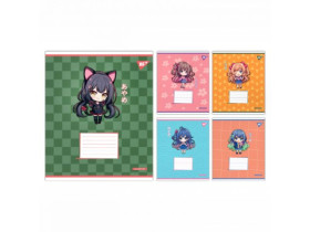 Зошит 12арк, у клітинку,Yes, Anime girls (25/500) 767987