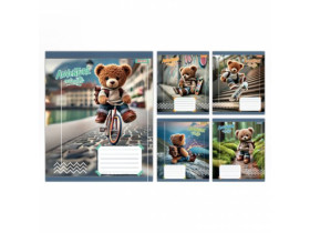 Зошит 12 арк., лінія, "1 Вересня", Adventure Awaits (25/500), арт. 768197