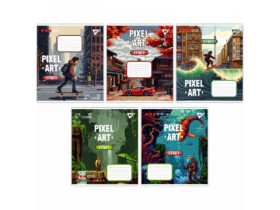 Зошит 12арк, у лінію, Yes Pixel art (25/500) 767228