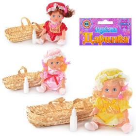 HU Кукла 908 MBV (144шт) плачет,в корзине