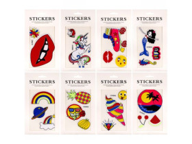 Наклейка біла уп YC (12шт) 20*11см