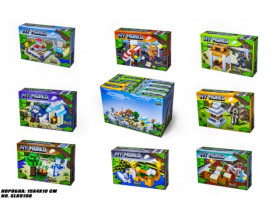Констуктор MINECRAFT SL89198 (100 деталей) 8шт/блок