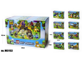 Констуктор MINECRAFT 1153 (100 деталей) 8шт/блок