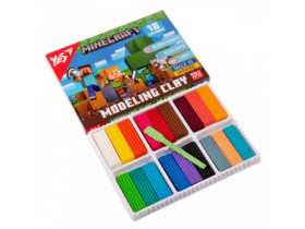 Пластилін Yes, 18 кол., 360г "Minecraft" 540678