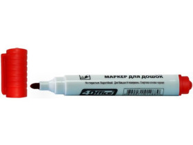 Маркер 4OFFICE 4-105 д/дошки 1-3мм,ЧЕРВОНИЙ (12шт)