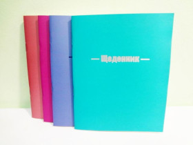 "Р" Щ-25 Дневник А5+ скоба "Металлик"мат.лам.жм.(30шт)