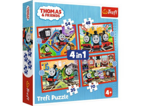 Пазли 34619 (4в1) Томас та компанія / Trefl