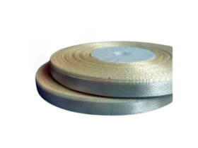 Стрічка атласна 0,6см айворі 33м