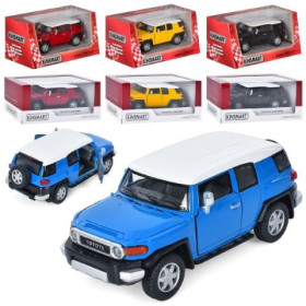 Машинка KT 5343 W (24шт) металл, инер-я,13см,1:36, 4цв,16-7,5-8см