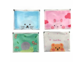 Папка А5 для зошитів 2202 на змійці "Звірята" (12шт)