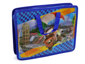 Портфель-папка дитяча 3D пригоди машинки 33*26,5*8,5см 211075