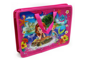 Портфель-папка дитяча 3D русалонька 33*26,5*8,5см 211087