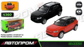 Машина мет. АВТОПРОМ 4360 (96шт/2) 1:39 Volvo XC40, відкр.двері, короб. 14*6*7см