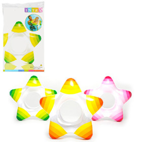 Круг 59243 (36шт) в форме звезды, 74-71см, 3 цвета, в кульке