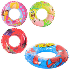 Круг MS 0132 (160шт) детский, надувной, 51см, 4 вида,в кульке