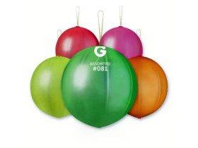 Кульки повітр."Гарбуз темн." 18*45 (50шт) 6*40