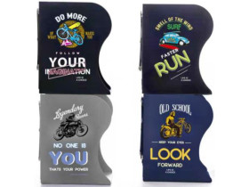 Полиця-тримач 6626 для книг розсувна мет.настільна "Авто,мото" 15*10*19см