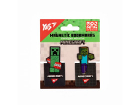 Закладки магнітні YES "Minecraft", висікання, 2 шт 708397