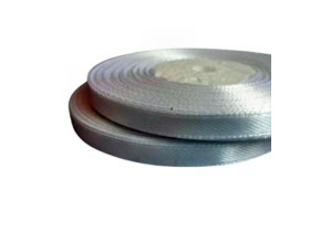 Стрічка атласна 0,6см біла 33м