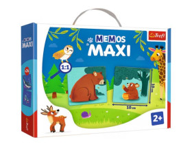 Настільна гра 02268 Мемос MAXI Батьки та діти тварин / Trefl