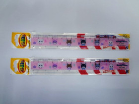 Линійка пластик.20см CLASS 9035С з принтом Lovely Kitties (12шт)