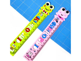 Лінійка пласт 15см Жабка 8118/700015 (72шт)