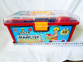 Набор инструментов 2056 (12шт) 48 шт, шлем, в чемодане