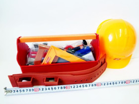 Набор инструментов 2930 С (24шт) пояс, каска, в чемодане