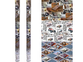 Папір подарунковий "Чоловіча" 100*70 см 25арк (1уп)