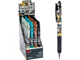 Ручка Vinson Pattern 500 синя, автоматична (24/1440)