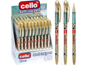 Ручка масляна "Athlon" Cello CL1177 синя (50шт)