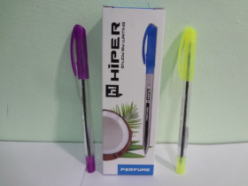 Ручка масл.HO-560 Hiper Perfume кокос 0,7мм синя (10шт)