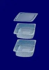 Контейнер, дно, 820L, 500 мл, 126×126×50 мм (1000 шт.), під кришку 820РК Контейнер, дно, 820L, 500 мл, 126×126×50 мм (1000 шт.), під кришку 820РК