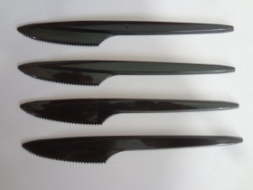 Ніж одноразовий, чорний, PL PREMIUM (10 шт.)