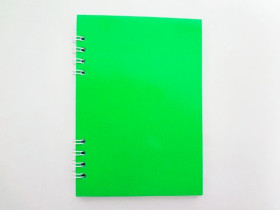 Блокнот А6, пружина, клітинка, неон, 64 арк., "Р", ЗП-20 (20 шт.)